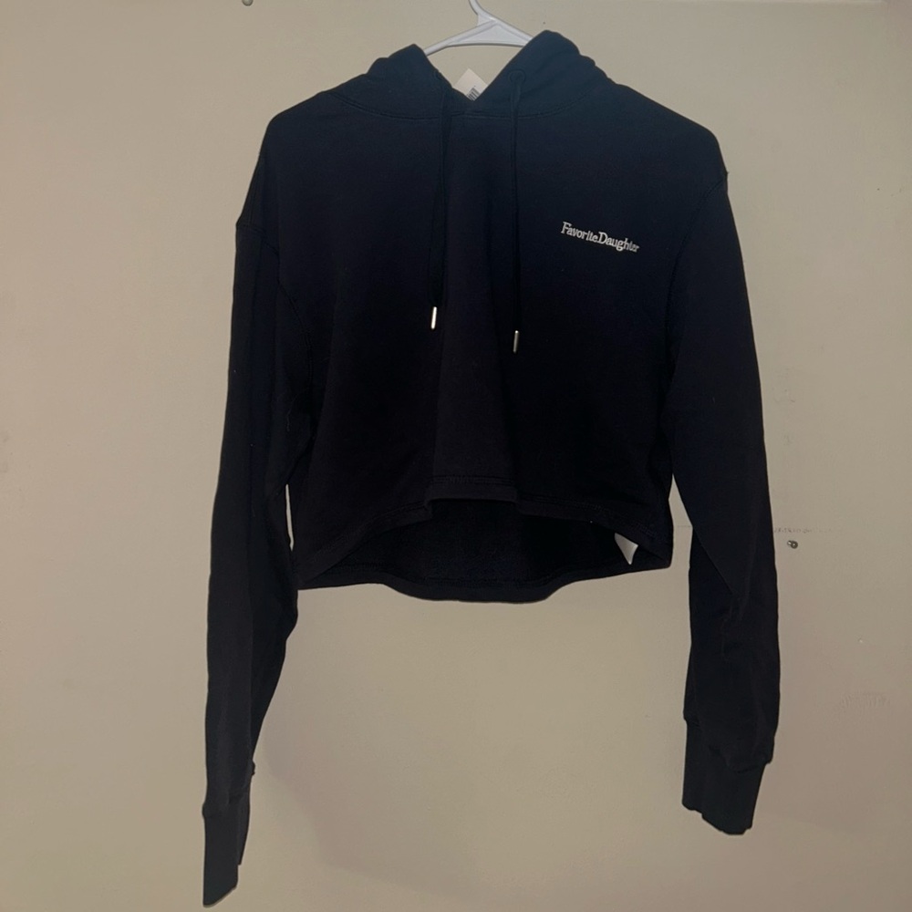 Favorite Daughter Cropped Embroidered Hootdie
